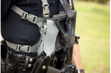 Image of Blue Force Gear Micro Rackminus 6 Column Chest Rig, Wolf Gray MM-CHESTRIG-5-WF