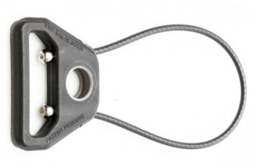 Image of Blue Force Gear Molded Universal Wire Loop, 2.75in Length Push Button Version, Glass Filled Nylon, Black, 2.75in length UWL-PB-P-275-BK