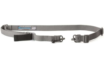 Image of Blue Force Gear Padded Vickers 2-To-1 Sling, Red Swivel, Acetal, Wolf Gray, VCAS-2TO1-RED-200-AA-WF