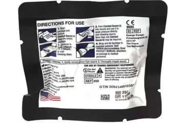 Image of Blue Force Gear QuikClot Hemostatic LE, Black, P-MED-QUIKCLOT-BK-RTL