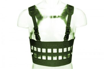 Image of Blue Force Gear Rackminus 12 Column Chest Rig, OD Green MM-CHESTRIG-1-OD