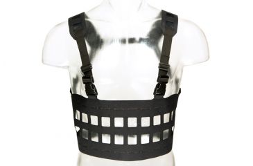 Image of Blue Force Gear Rackminus 12 Column Chest Rig, Black MM-CHESTRIG-1-BK