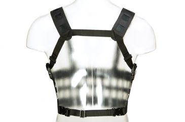 Image of Blue Force Gear Rackminus 12 Column Chest Rig, Black MM-CHESTRIG-1-BK