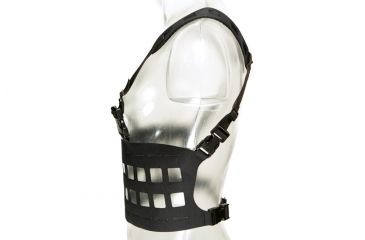 Image of Blue Force Gear Rackminus 12 Column Chest Rig, Black MM-CHESTRIG-1-BK