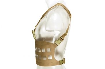 Image of Blue Force Gear Rackminus 12 Column Chest Rig, Coyote Brown MM-CHESTRIG-1-CB