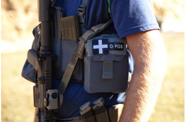 Image of Blue Force Gear Rackminus 12 Column Chest Rig, Wolf Gray MM-CHESTRIG-1-WF