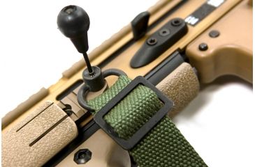 Image of Blue Force Gear RED Swivel-Rapid Emergency Detachment Swivel For Push Button Sockets, 1in, Black, 1in P-PBER-100