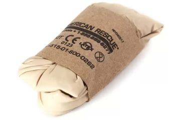 Image of Blue Force Gear Rolled Tan Latex Gloves, 1 pair, P-MED-GLOVE-02-TN-RTL