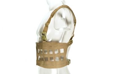 Image of Blue Force Gear Splitminus 12 Column Split Front Chest Rig, Coyote Brown MM-CHESTRIG-2-CB