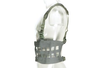 Image of Blue Force Gear Splitminus 12 Column Split Front Chest Rig, Wolf Gray MM-CHESTRIG-2-WF