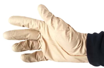 Image of Blue Force Gear Tan Latex Gloves, 1 pair, P-MED-GLOVE-01-TN-RTL