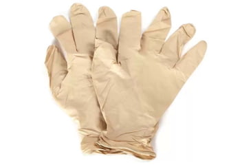 Image of Blue Force Gear Tan Latex Gloves, 1 pair, P-MED-GLOVE-01-TN-RTL