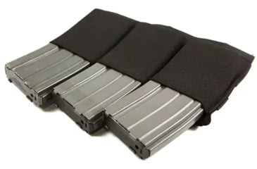 Image of Blue Force Gear Ten-Speed Cummerbund Flap, Triple M4, Black, FLAP-TSP-M4-3-SB-BK