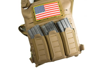 Image of Blue Force Gear Ten-Speed Cummerbund Flap, Triple M4, Coyote Brown, FLAP-TSP-M4-3-SB-CB