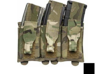 Image of Blue Force Gear Ten-Speed Triple M4 Mag Pouch with Flap, Black, HW-TSP-M4-3-FLAP-BK