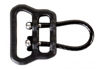 Image of Blue Force Gear Universal Wire Loop, With U Loop, For 1in Slings And Smaller, Black, for 1in slings and smaller UWL-UL1-100-BK