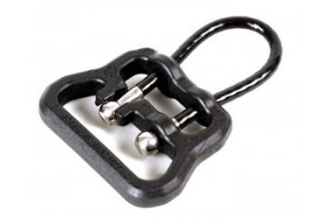 Image of Blue Force Gear Universal Wire Loop, With U Loop, For 1in Slings And Smaller, Black, for 1in slings and smaller UWL-UL1-100-BK