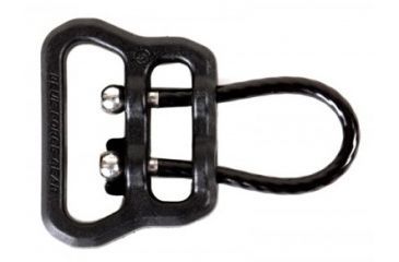 Image of Blue Force Gear Universal Wire Loop, With U Loop, For 1.25in Slings And Larger, Black, for 1.25in slings and smaller UWL-UL1-125-BK