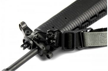 Image of Blue Force Gear Universal Wire Loop, With U Loop, For 1.25in Slings And Larger, Black, for 1.25in slings and smaller UWL-UL1-125-BK