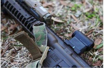 Image of Blue Force Gear Vickers 2-To-1 Sling, Red Swivel Version, Nylon Adjuster And Hardware, Multicam VCAS-2TO1-RED-125-AA-MC