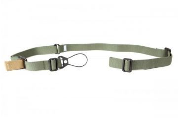 Image of Blue Force Gear Vickers Ak Sling, Standard, Nylon Adjustor., Uwl-Pb Molded Attached To Front End, OD Green K-SP-0046-OD