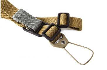 Image of LENGTH=123-#####-Blue Force Gear Vickers Ak Sling, Standard, Nylon Adjustor., Uwl-Pb Molded Attached To Front End, Coyote Brown K-SP-0046-CB