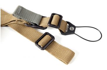 Image of LENGTH=123-#####-Blue Force Gear Vickers Ak Sling, Standard, Nylon Adjustor., Uwl-Pb Molded Attached To Front End, Coyote Brown K-SP-0046-CB