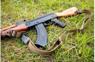 Image of LENGTH=123-#####-Blue Force Gear Vickers Ak Sling, Standard, Nylon Adjustor., Uwl-Pb Molded Attached To Front End, Coyote Brown K-SP-0046-CB