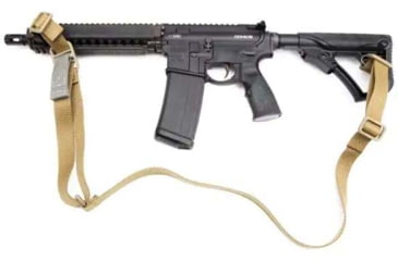 Image of Blue Force Gear Vickers Combat Applications Sling w/CNC Machined Adjuster, Coyote Brown, VCAS-125-OM-CB