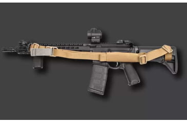 Image of Blue Force Gear Vickers Combat Applications Sling w/CNC Machined Adjuster, Coyote Brown, VCAS-125-OM-CB