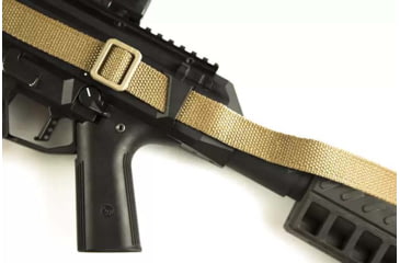 Image of Blue Force Gear Vickers One Sling for pistol caliber carbines and other smaller weapons, 1in wide, Coyote Brown, VCAS-100-OA-CB-RTL