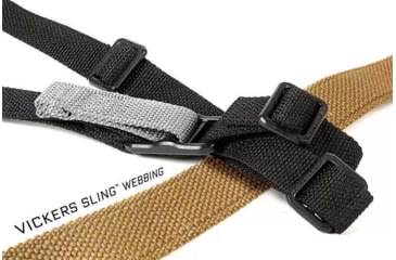Image of Blue Force Gear Vickers One Push Button Sling, Black, VCAS-PB-100-AA-BK-RTL
