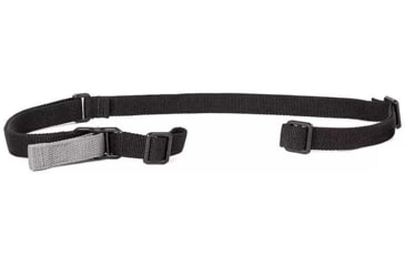 Image of Blue Force Gear Vickers One Sling for pistol caliber carbines, AR pistols, and other smaller weapons, 1in wide, Black, VCAS-100-OA-BK-RTL