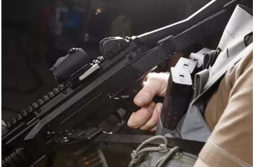 Image of Blue Force Gear Vickers One Sling for pistol caliber carbines, AR pistols, and other smaller weapons, 1in wide, Black, VCAS-100-OA-BK-RTL