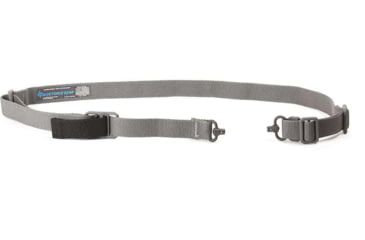 Image of Blue Force Gear Vickers Padded 2To1 Push Button Sling, Acetal, Wolf Gray, VCAS-2TO1-PB-200-AA-WF