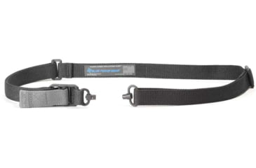 Image of Blue Force Gear Vickers Push Button Sling w/Nylon Adjuster and Hardware, Black, VCAS-PB-125-AA-BK