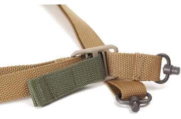Image of Blue Force Gear Vickers Push Button Sling w/Nylon Adjuster and Hardware, Coyote Brown, VCAS-PB-125-AA-CB