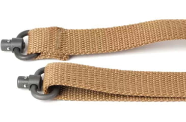Image of Blue Force Gear Vickers Push Button Sling w/Nylon Adjuster and Hardware, Coyote Brown, VCAS-PB-125-AA-CB