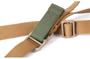 Image of Blue Force Gear Vickers Push Button Sling w/Nylon Adjuster and Hardware, Coyote Brown, VCAS-PB-125-AA-CB
