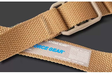 Image of Blue Force Gear Vickers Push Button Sling w/Nylon Adjuster and Hardware, Coyote Brown, VCAS-PB-125-AA-CB