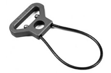 Image of Blue Force Gear Universal Wire Loop With Push Button Socket, 2.55in. UWL-PB-255-BK