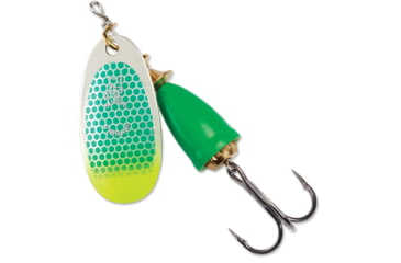 Image of Blue Fox Classic Vibrax 00, Sinkin, 2in, 7/64oz, Green Scale/ Chartreuse Tip UV, 60-00-315IC