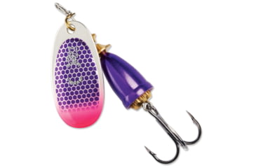 Image of Blue Fox Classic Vibrax 02, Sinking, 2-11/25in, 3/16oz Purple Scale/ Pink Tip UV, 60-20-317IC