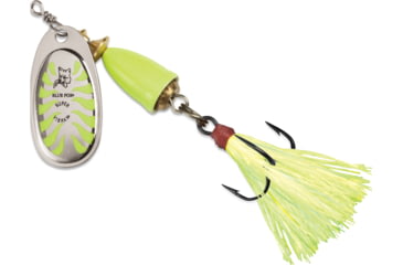 Image of Blue Fox Classic Vibrax Glow Spinner 1/4oz Glow Spinner Chartreuse, 64-30-462IC