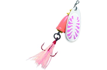 Image of Blue Fox Classic Vibrax Glow Spinner 3/16oz Glow Spinner Pink/Orange, 64-20-465