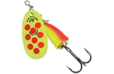 Image of Blue Fox Classic Vibrax Spinner, 1/8 oz, Hot Clown Painted, 60-10-720