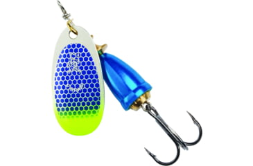 Image of Blue Fox Classic Vibrax Spinner, 5/8 oz, Blue Scale/Chartreuse Tip UV, 60-60-316ICIC