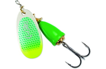 Image of Blue Fox Classic Vibrax Spinner, 5/8 oz, Green Scale/Chartreuse Tip UV, 60-60-315ICIC