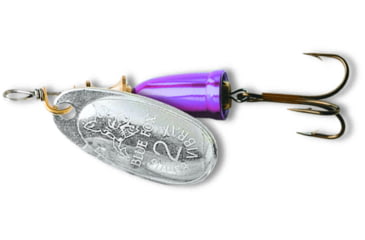 Image of Blue Fox Classic Vibrax Spinner, 5/8 oz, Plated Silver/Purople, 60-60-117IC