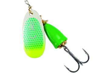 Image of Blue Fox Classic Vibrax Spinner, 7/16 oz, Green Scale/Chartreuse Tip UV, 60-50-315ICIC